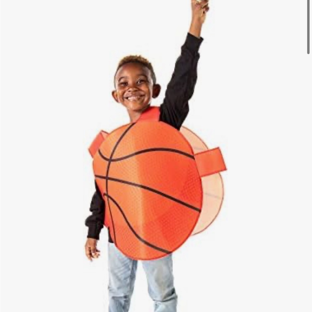 Youth Basketball Player Costume - Orange
